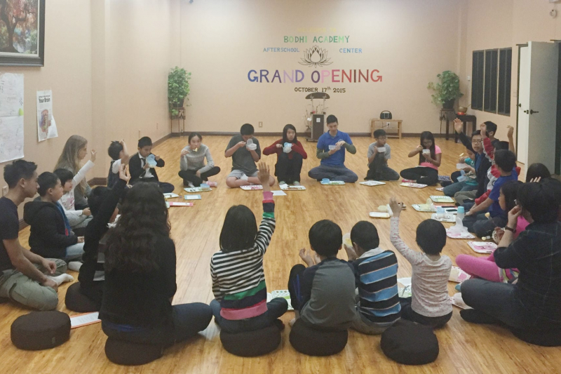 Bodhi Academy, nơi duy nhất ở Little Saigon dạy trẻ em về sống tỉnh thức